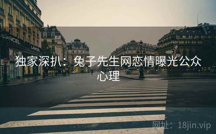 独家深扒：兔子先生网恋情曝光公众心理