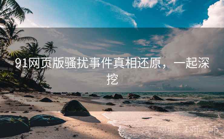 91网页版骚扰事件真相还原，一起深挖